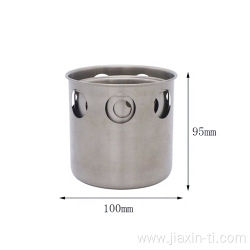 Titanium Foldable Stove with Cross Stand